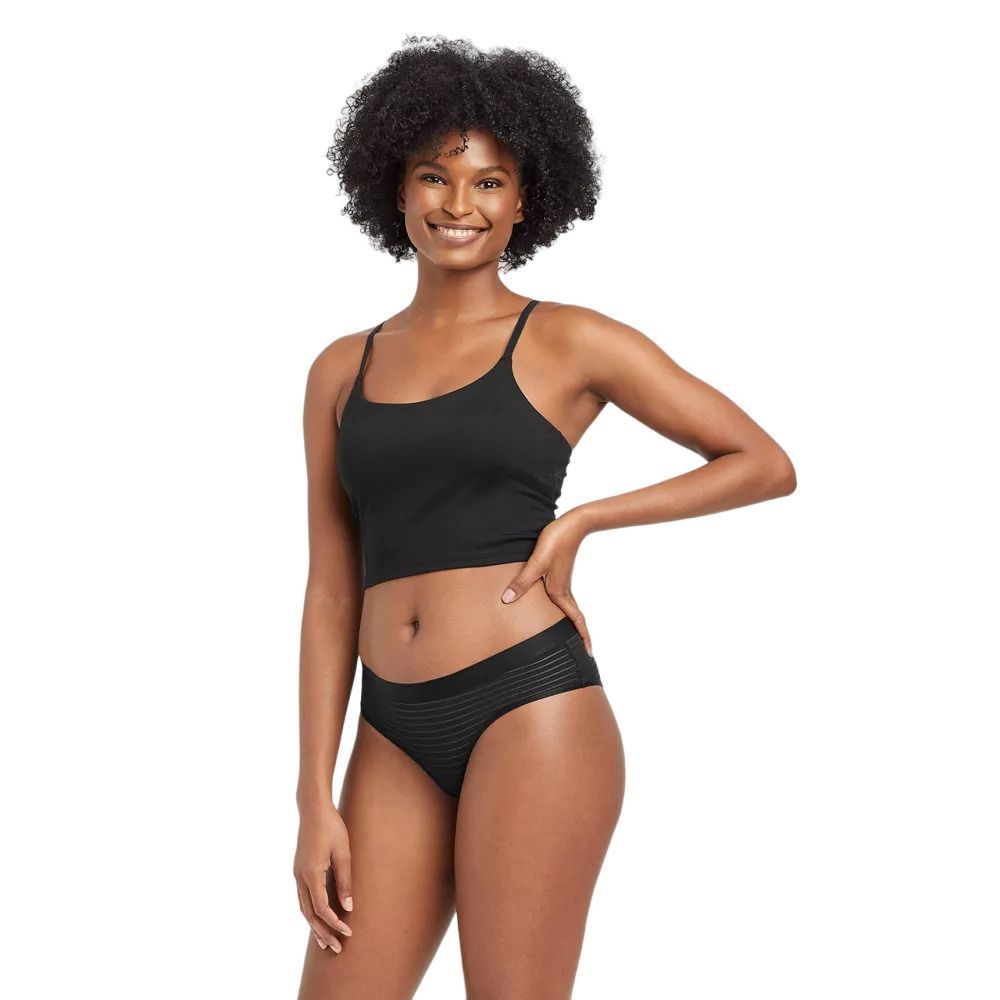 Women's Striped Shadow Cheeky Underwear Auden Size M